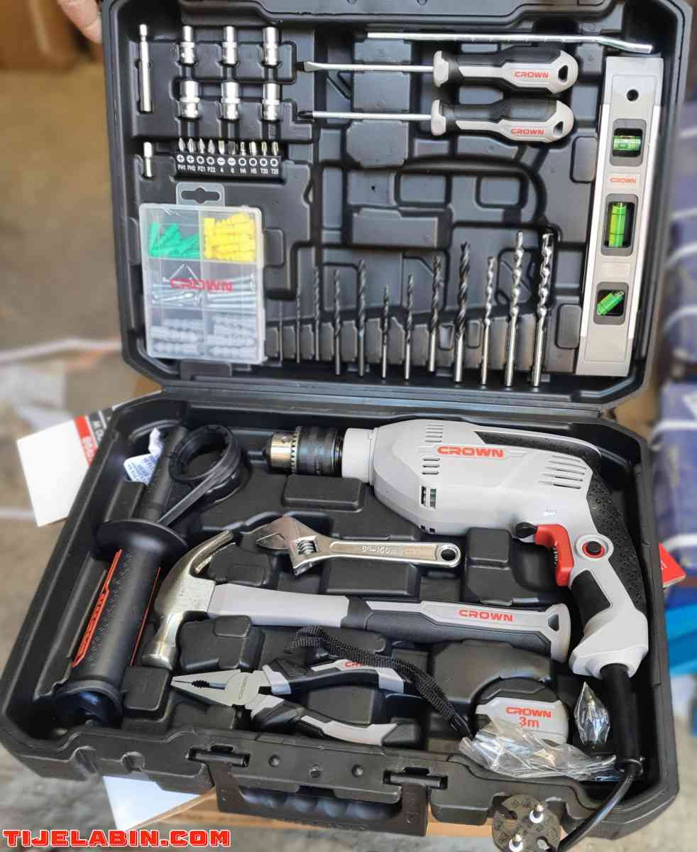 علية متينة فيها كالم لواحق ومعدات العمل Perceuse 600w 98pc - Baba Hassen, Alger