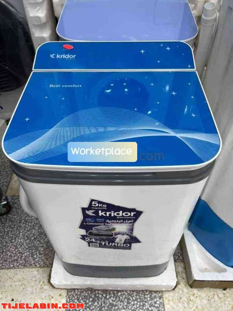 Machine à laver KRIDOR 5kg  نوفر لكم غسالة ذات موصفات عالمية - Alger Centre, Alger - Tijelabin