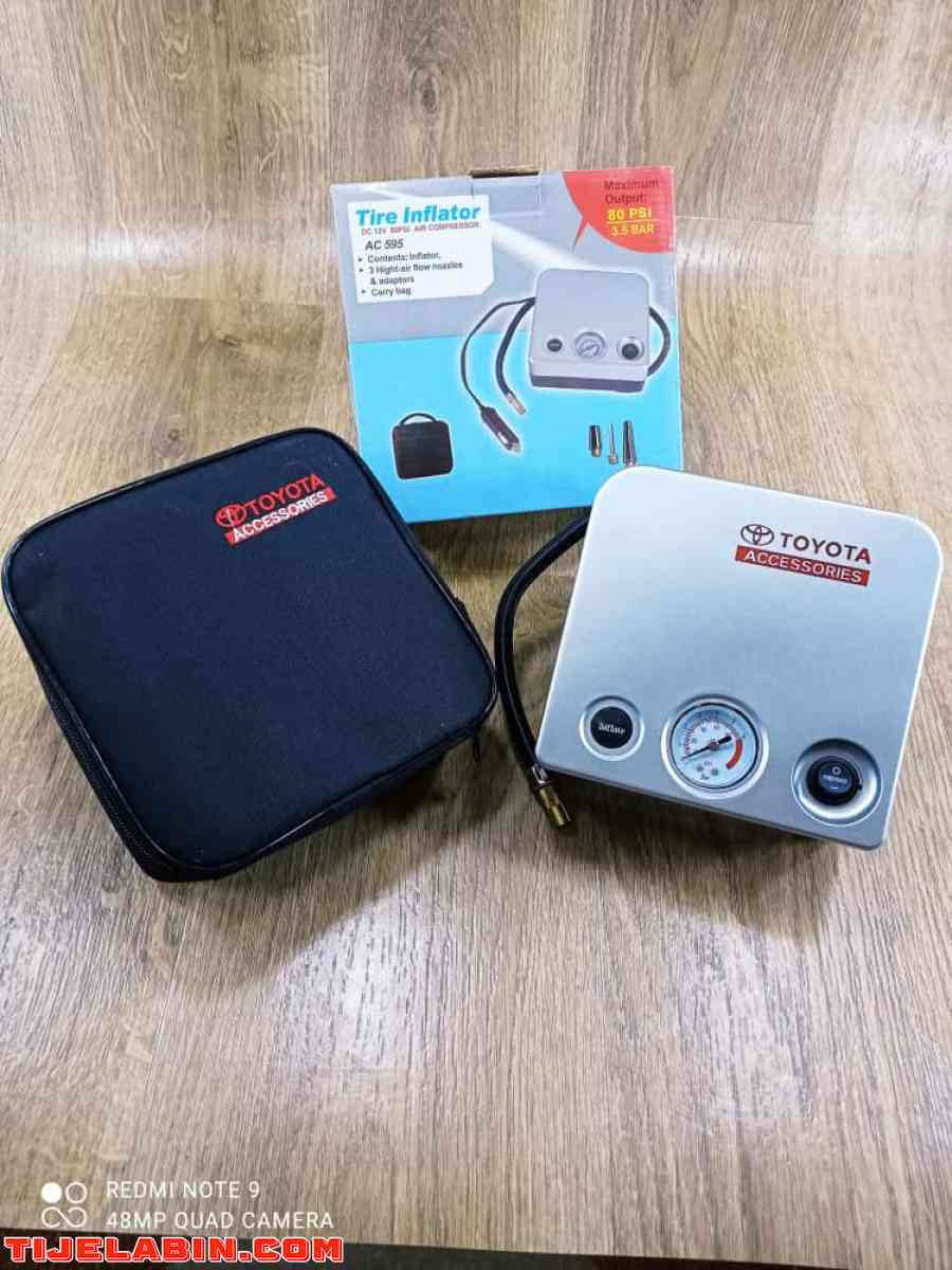 Compresseur TOYOTA 12Vمنفاخ هوئي لعجلات السيارة محمول -  ✅نو - Alger Centre, Alger - Tijelabin