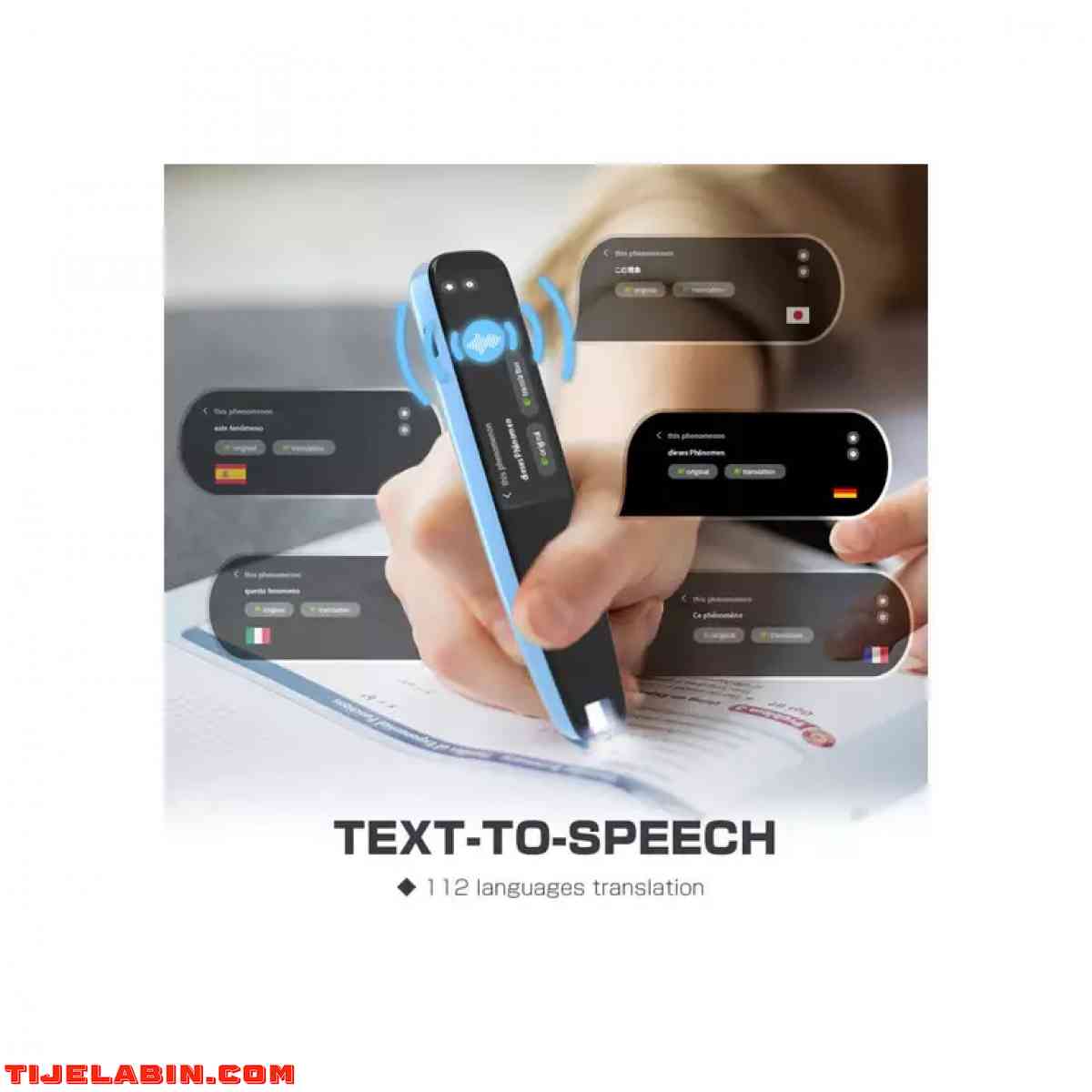 قارئ قلم وماسح ضوئي ومترجم لـ 160 لغة