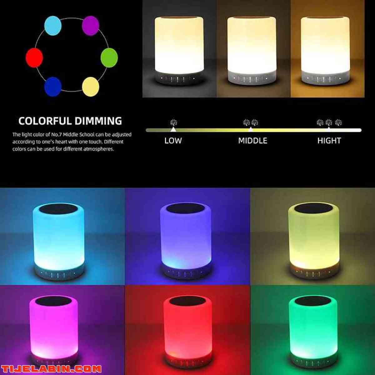 مصباح و مكبر صوت  بلوتوث متعدد ألوان - Alger Centre, Alger - Tijelabin