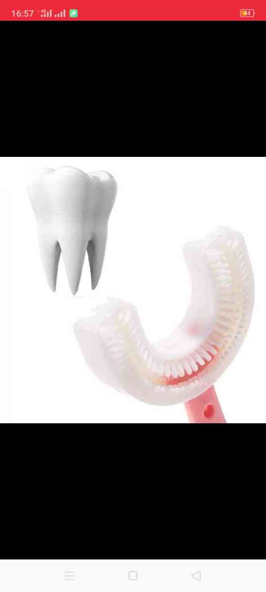 فرشاة اسنان سيليكون للاطفال معزز بشكل U اداة تنظيف 360 درجة - Draria, Alger - Tijelabin