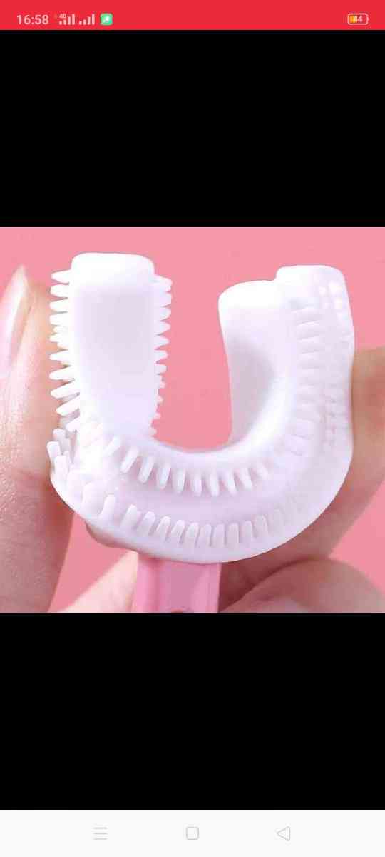 فرشاة اسنان سيليكون للاطفال معزز بشكل U اداة تنظيف 360 درجة - Draria, Alger - Tijelabin