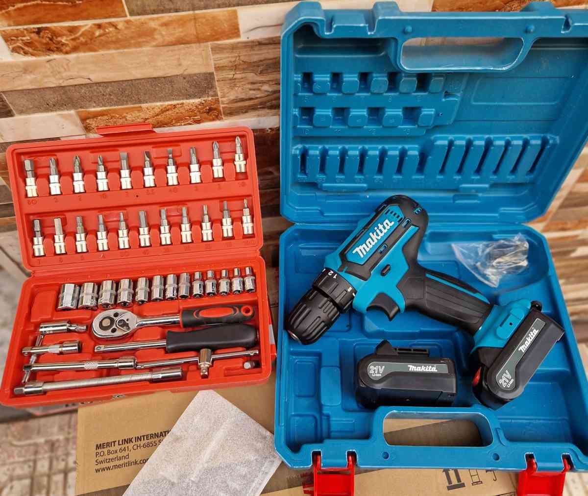 pack visseuse makita 21v plus caise 46pcs - Draria, Alger - Tijelabin