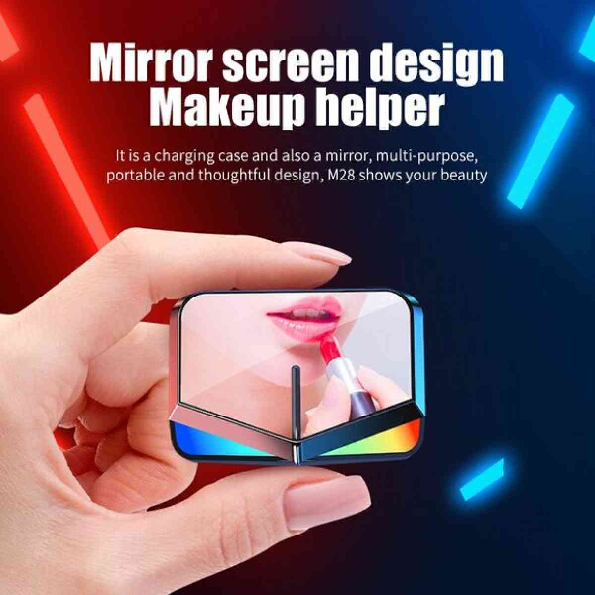 سماعة بلوتوث عالية الجودة ECOUTEURS M28 SANS FIL AVEC ECRAN - Alger Centre, Alger - Tijelabin