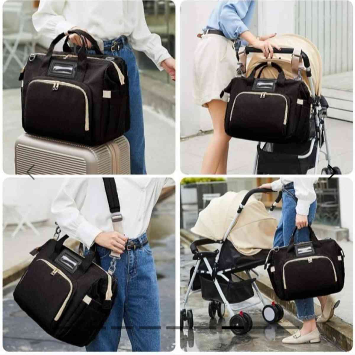 Cabas landau pliable Portable grande capacit pour bb  Noir - Alger Centre, Alger - Tijelabin