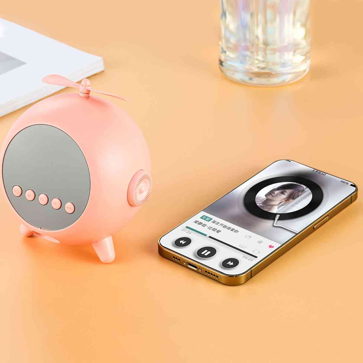 ساعة منبه رقمية مرآة قابلة لإعادة الشحن مع مكبر صوت بلوتوث 5 - Bordj El Kiffan, Alger - Tijelabin