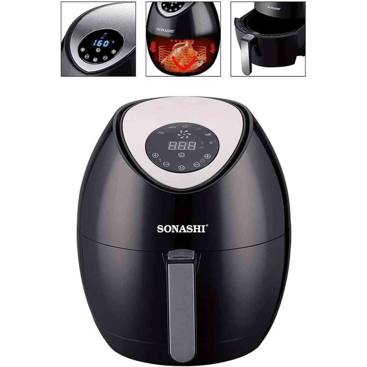 Friteuse SONASHI SAF001N Sans huile  42L