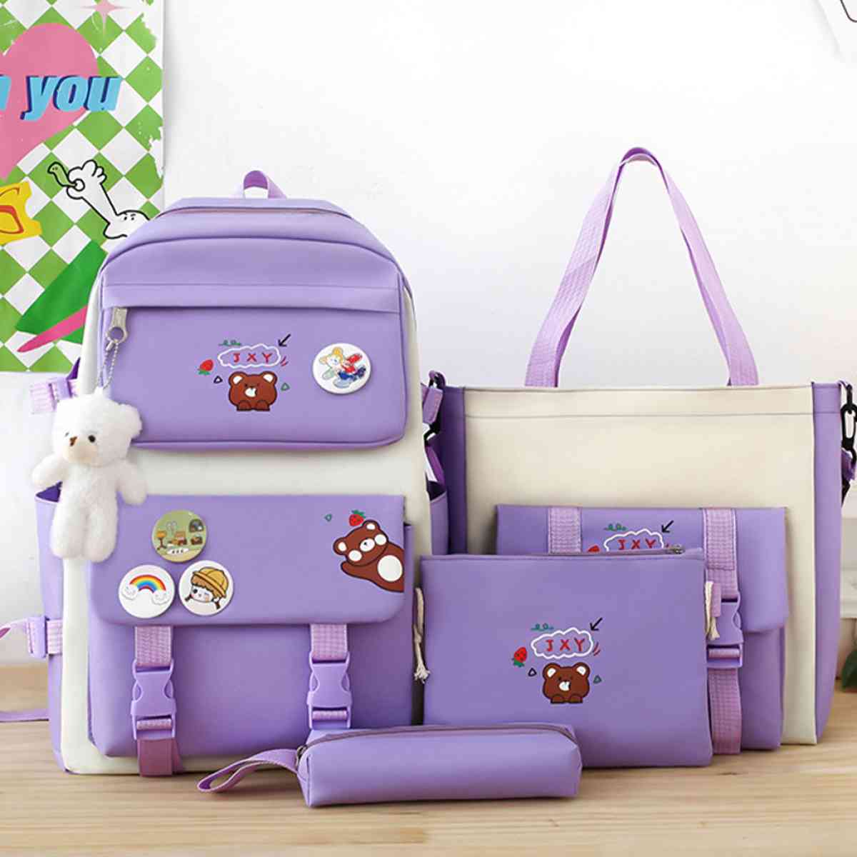 Ensemble Sac  dos Kawaii 4 pices joli sac  dos pour lcole - Bouinan, Blida - Tijelabin