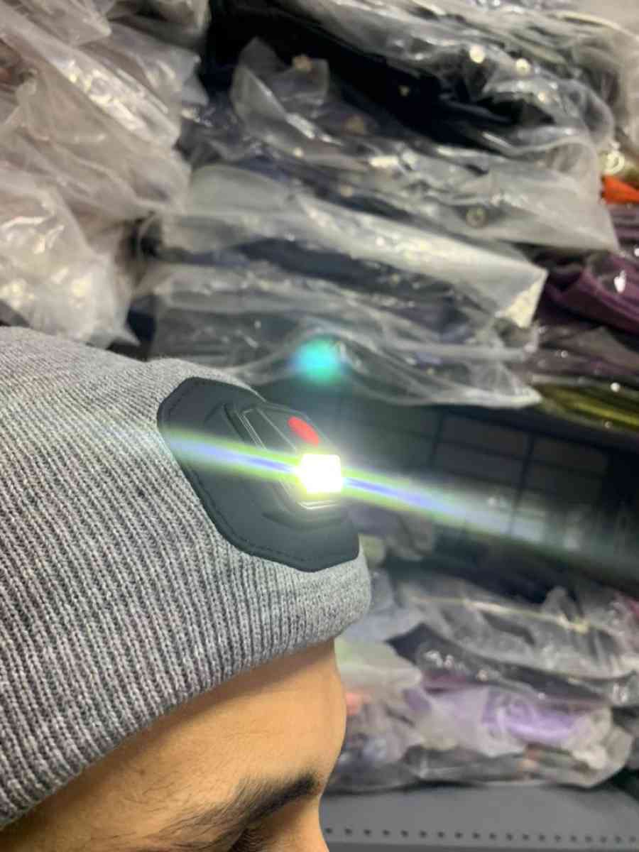 Bonnet LED Unisexe Rechargeable par USB  Gris - Alger Centre, Alger - Tijelabin