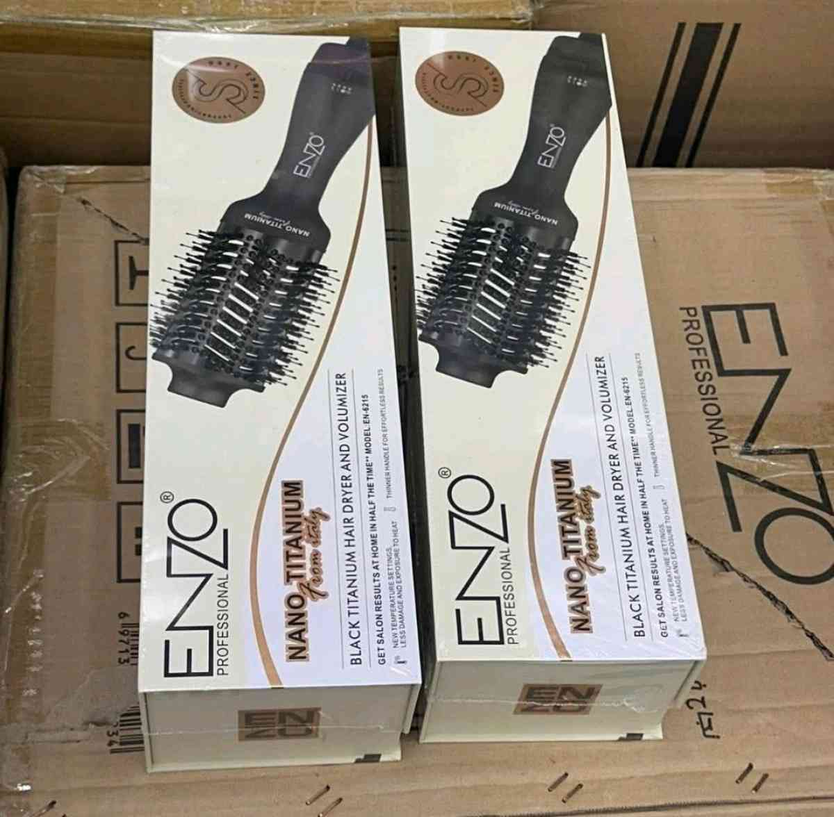 فرشاة شعر دوارة ENZO EN6215  2 في 1فرشاة هواء ساخن تجمع بين - Alger Centre, Alger - Tijelabin