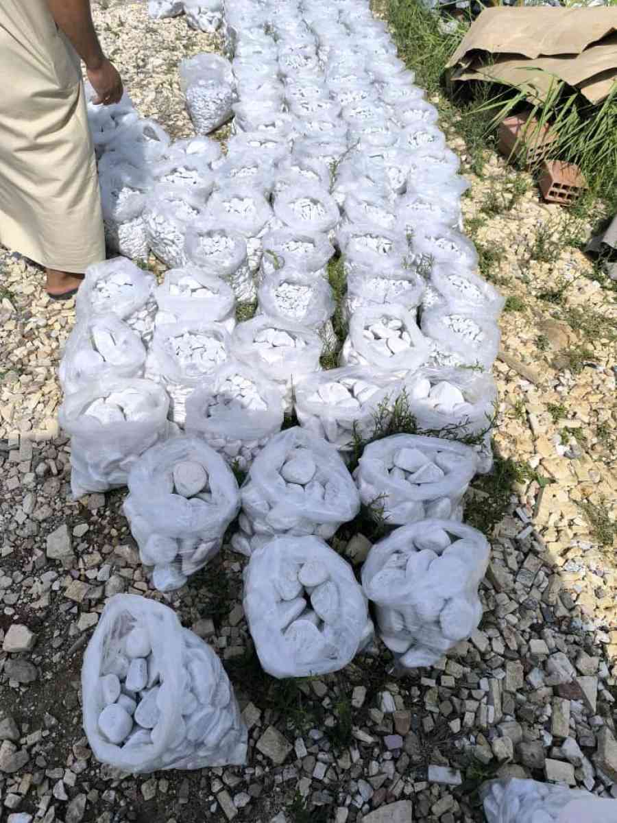 Galet Marbre Blanc AthenaGallet importationGalet en pierre - Ain Taya, Alger - Tijelabin