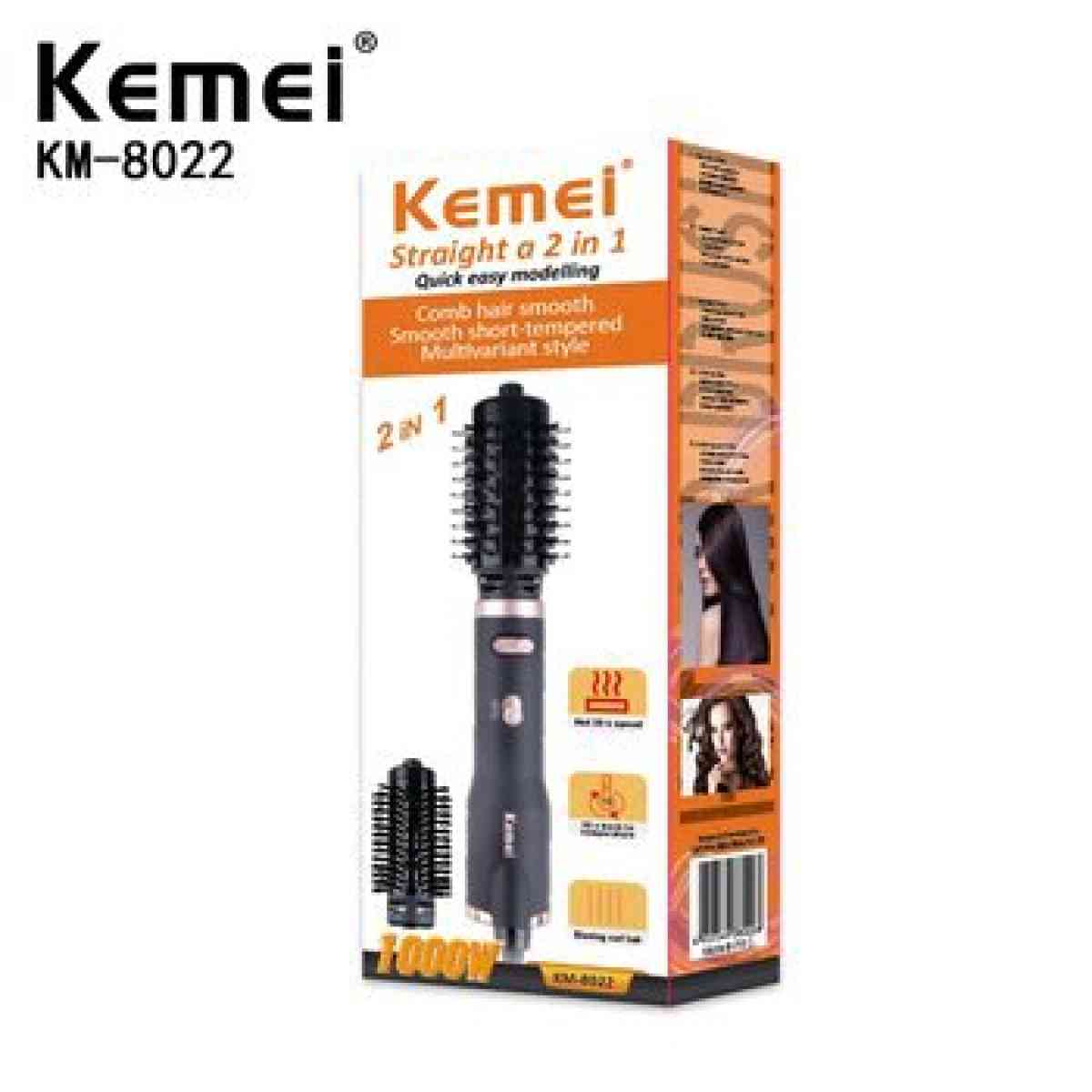 Brosse Kemei KM 8022 chauffante 2in1 - Alger Centre, Alger - Tijelabin