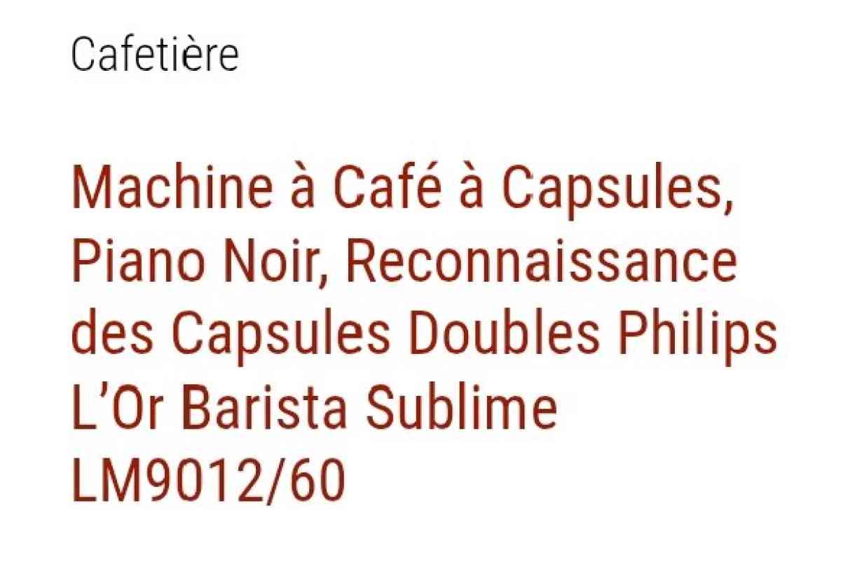 machine  a caf Philips Lor - Boudouaou, Boumerdes - Tijelabin