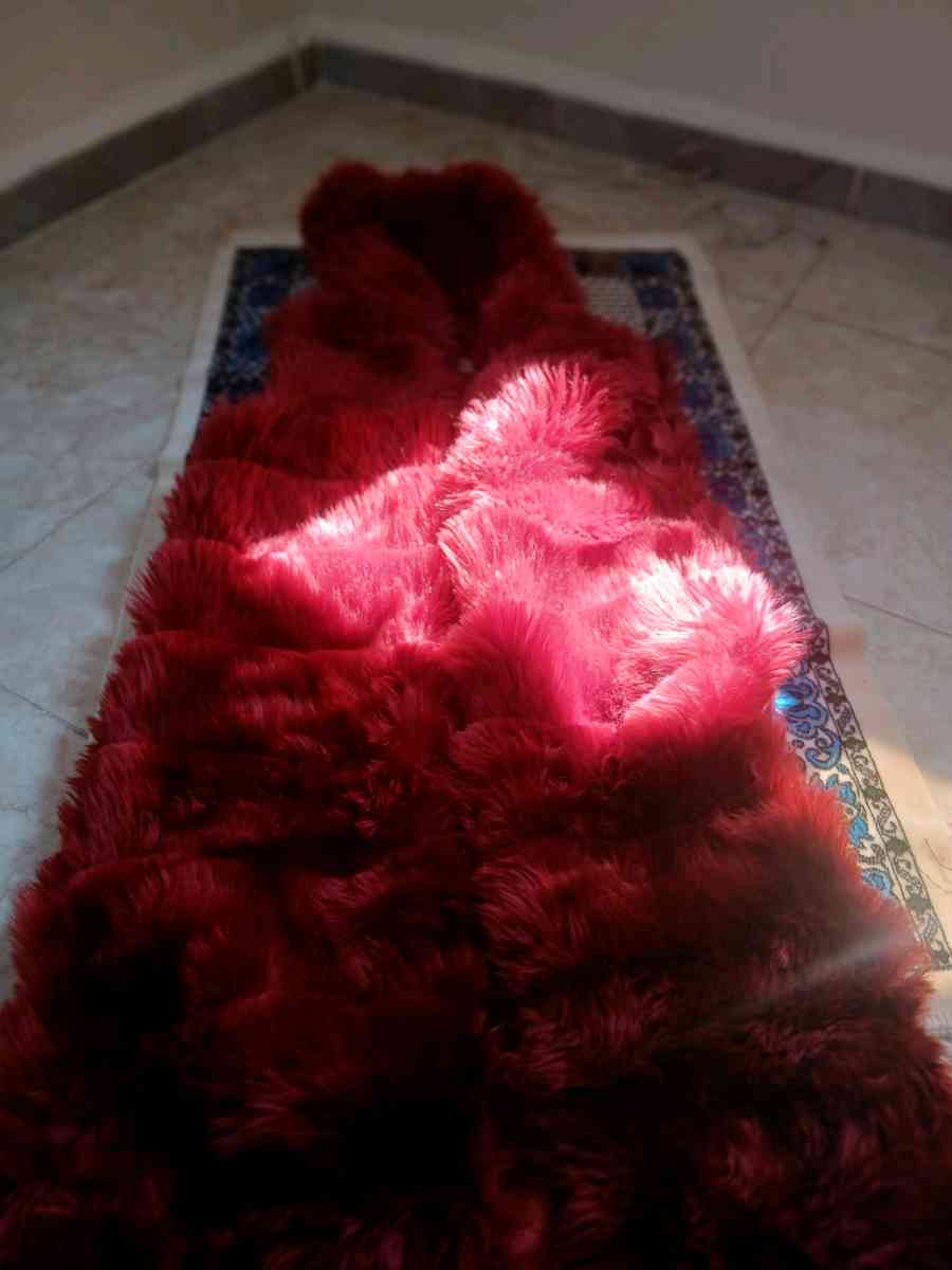 gilet avec de vrai fourrure