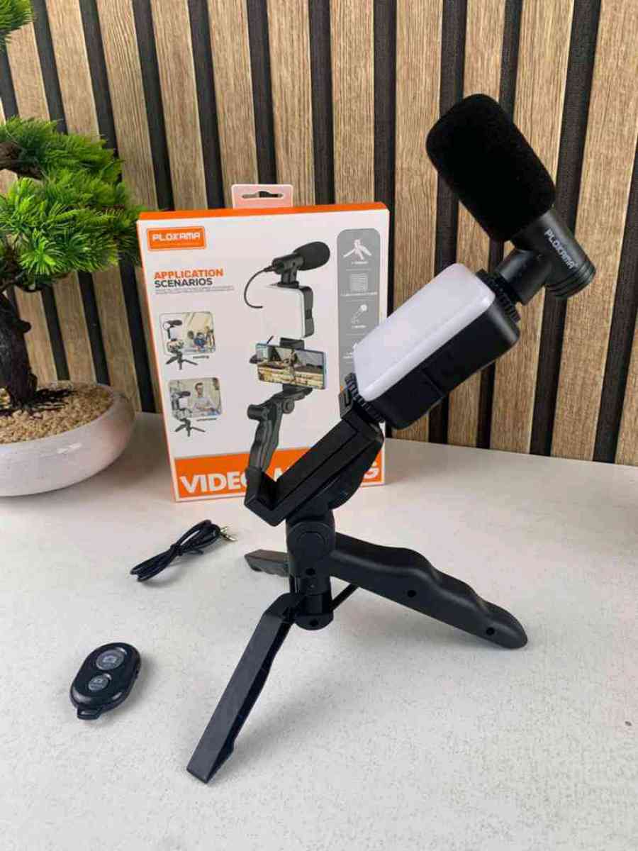 طقم تصوير إحترافي مع ميكروفون و إضاءة - Alger Centre, Alger - Tijelabin