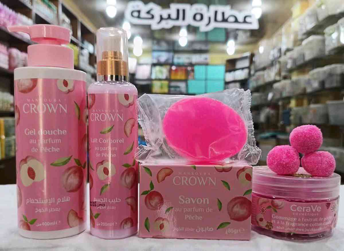 مجموعة الخوخ للعناية بالجسم والبشرة