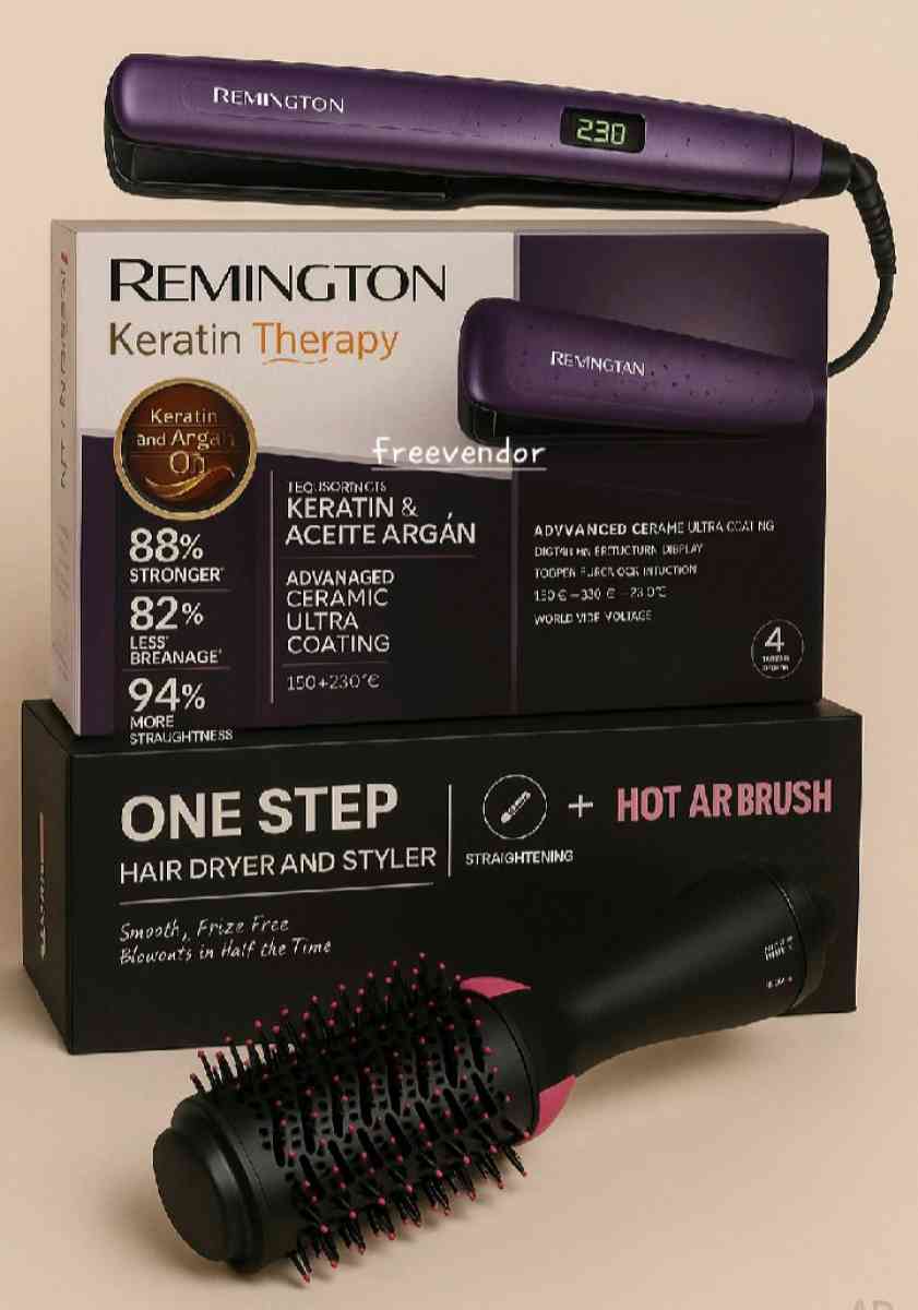 Pack lisseur REMIOGTON  Brosse one step - Alger Centre, Alger - Tijelabin