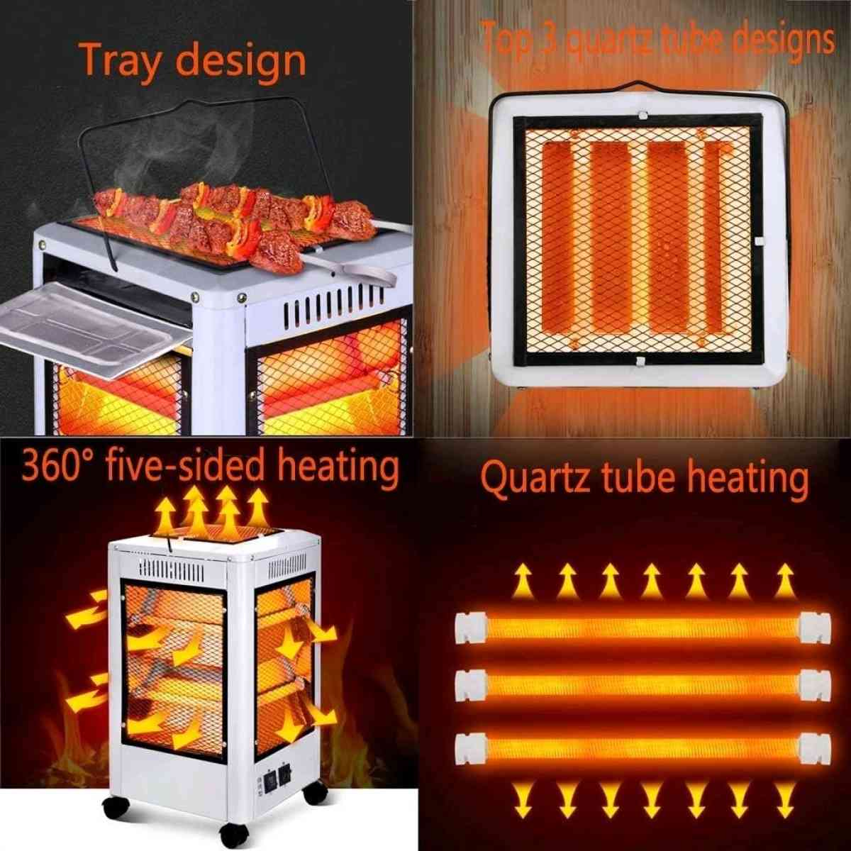 سخان كهربائي وشواية 360 درجة اقتصادي منخفض الاستهلاك 5 جوانب - Alger Centre, Alger - Tijelabin