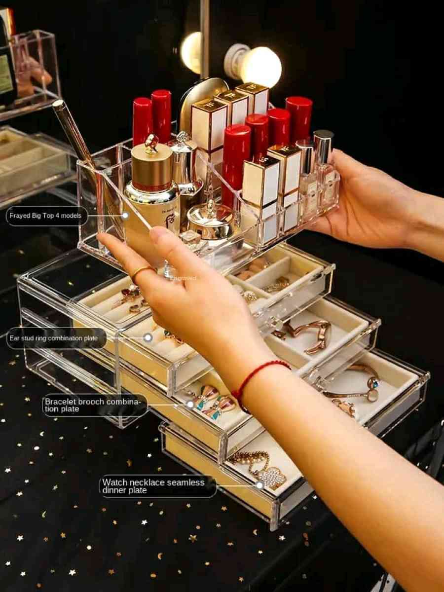 صندوق تخزين مكياج أكريليك بثلاثة أدراج - Alger Centre, Alger - Tijelabin