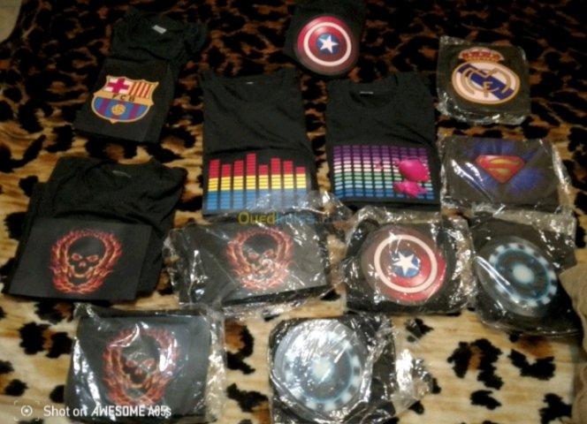 tshirt led retroactif lumineux - Ain Chouhada, Djelfa - Tijelabin