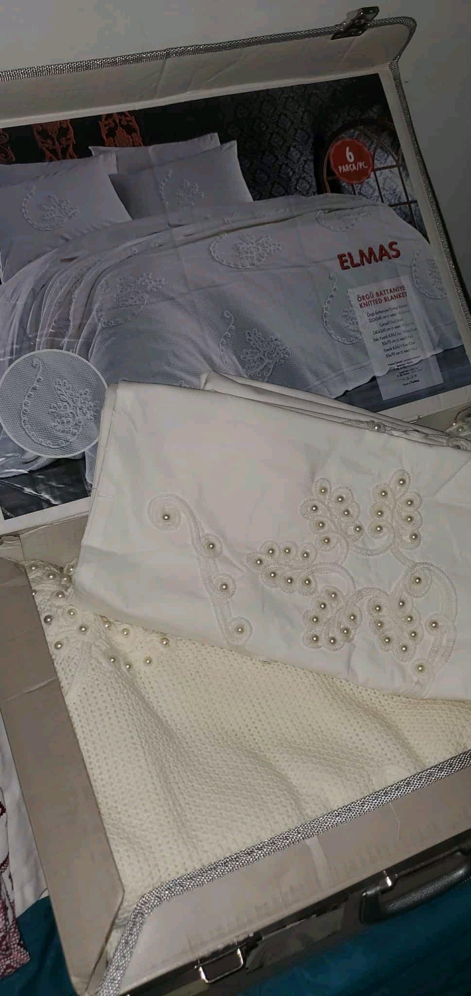 كوفرولي جديد 6 قطع blanc cass - Annaba, Annaba - Tijelabin