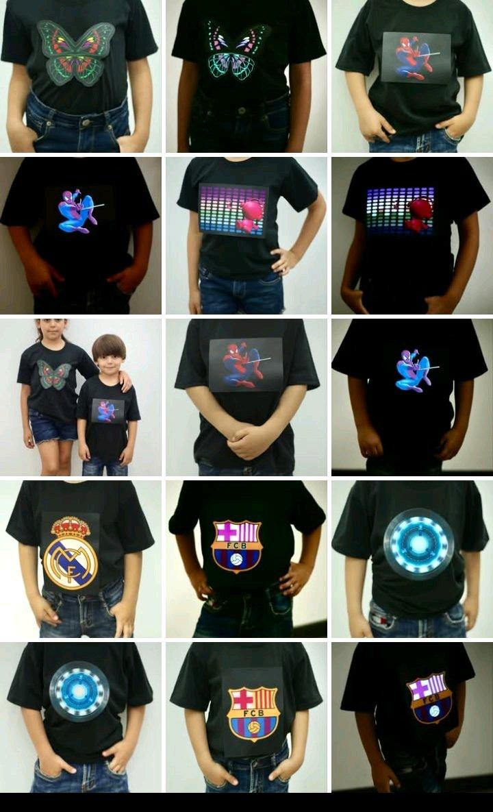 tshirt led retroactif lumineux au son - Alger Centre, Alger