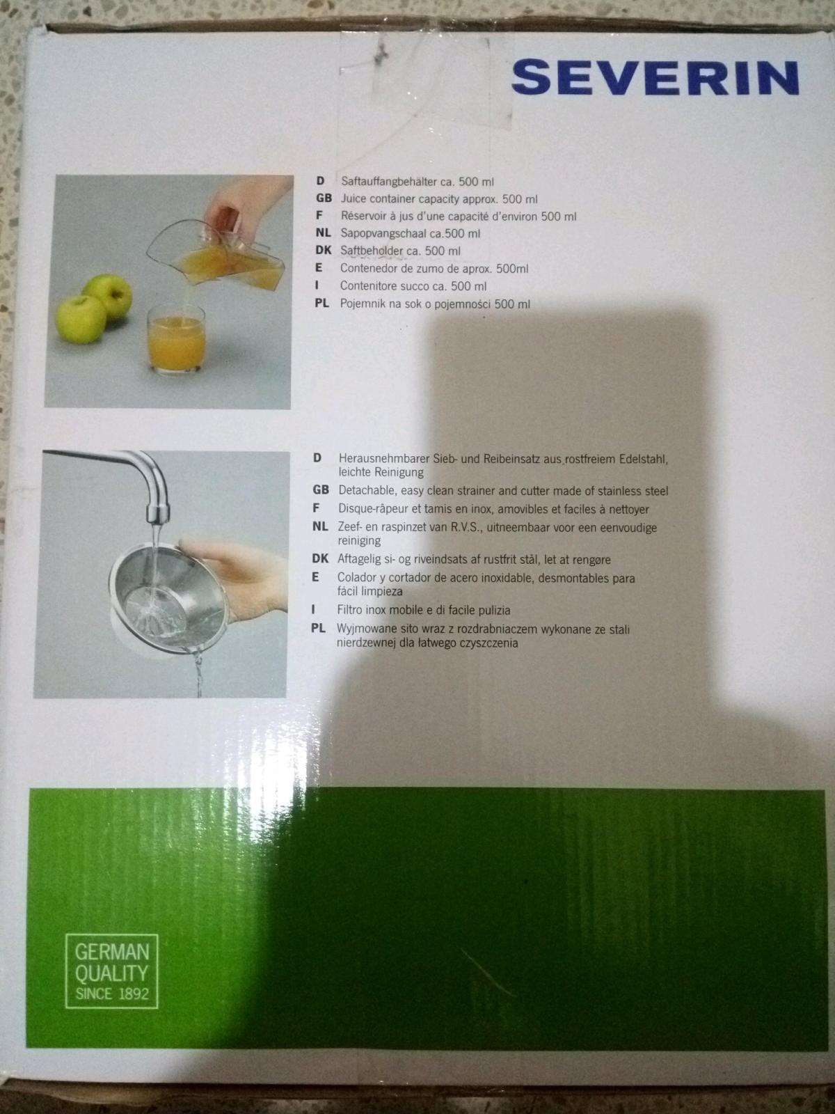 centrifugeuse marque SEVERIN Allemagne - Sidi Mhamed, Alger - Tijelabin