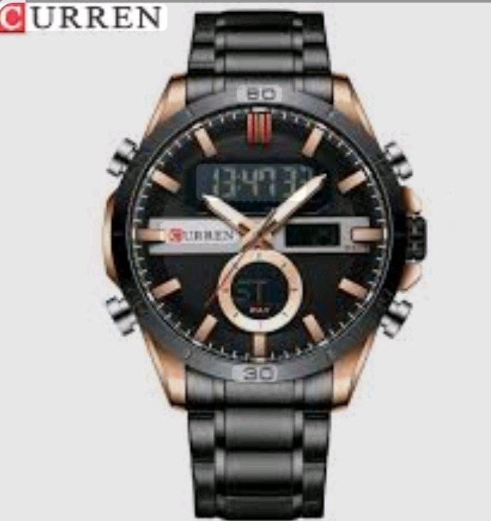 montre Curren hommes original Double montre