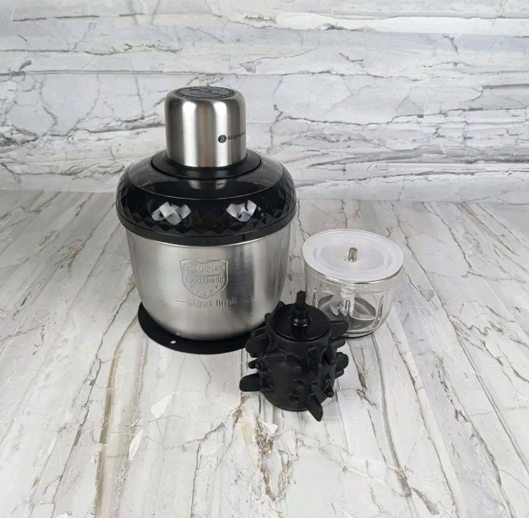 Hachoir inox 3en1 800W Avec 02 Bol Bergmann BC3000 - Dar El Beida, Alger - Tijelabin