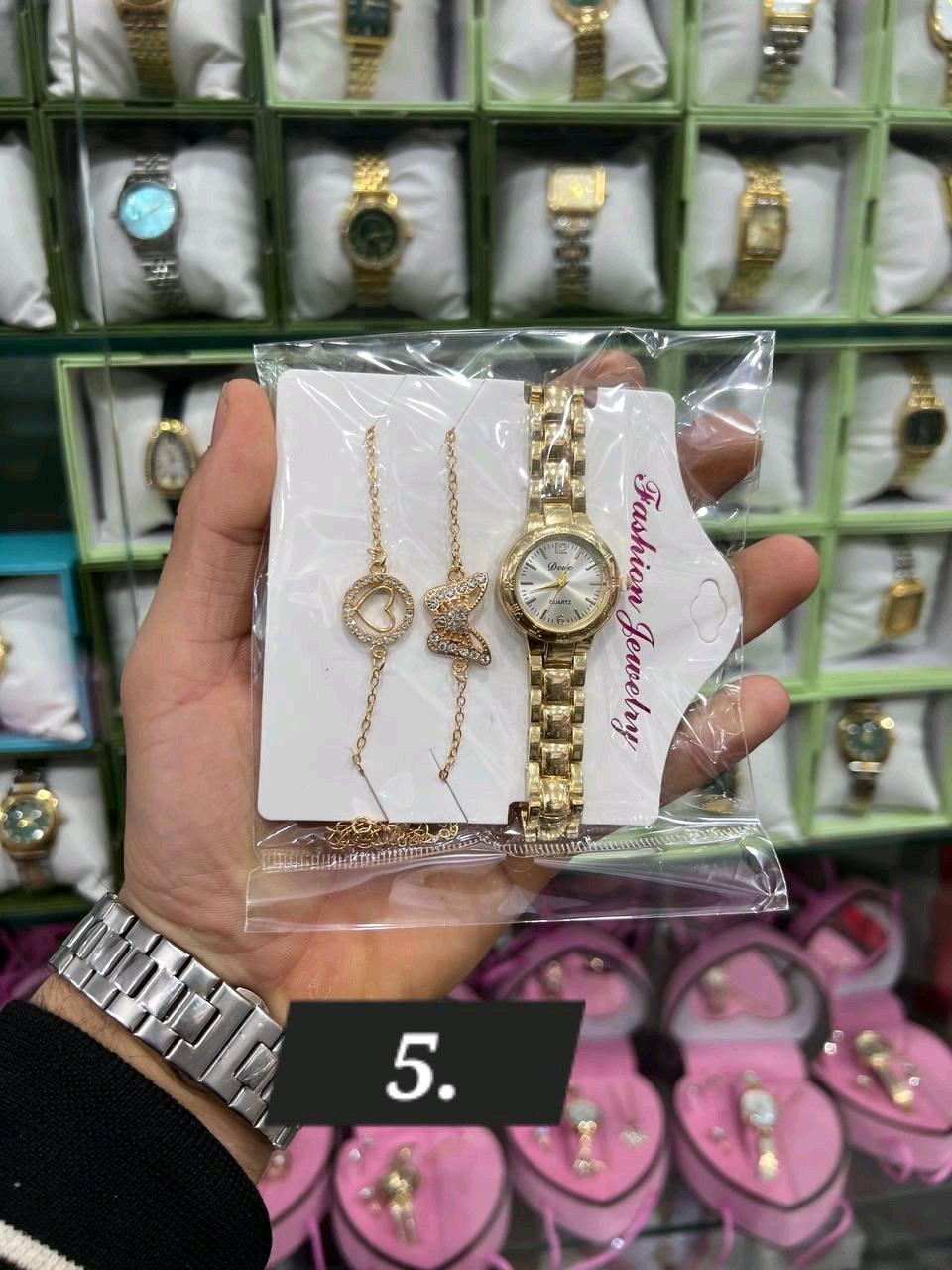 طقم نسائي ساعة و 2 براسلي - Alger Centre, Alger - Tijelabin