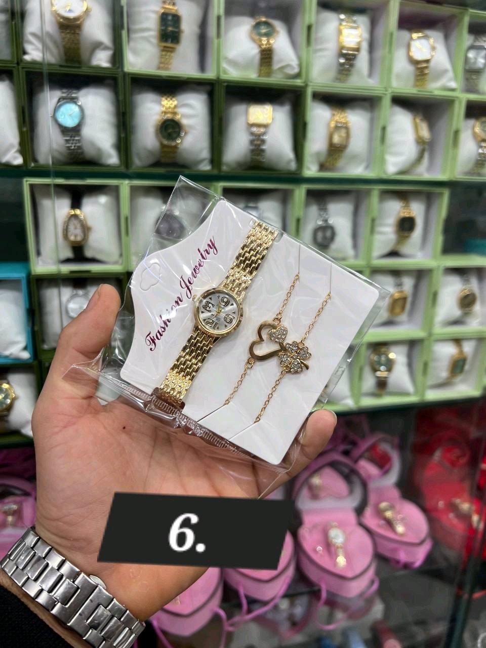 طقم نسائي ساعة و 2 براسلي - Alger Centre, Alger - Tijelabin