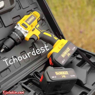 Visseuse  DEWALT 68V DOUBLE BATTERIE LITHIUM +هدية مفيدة مف - Thumbnail 2