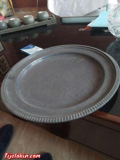 plateau en argent massif très Pure de 1kilo 250grm