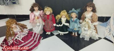 lot 6 Poupées porcelaine