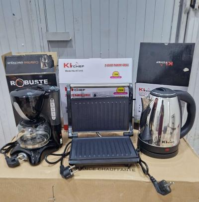 Pack panineuse kitchef  bouilloire kitchef cafetire Robuste