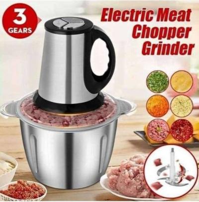 hachoir inox 2 litre 3 vitesse 4 lames