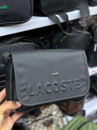 Sacoche Lacoste noir et vert - Thumbnail 2