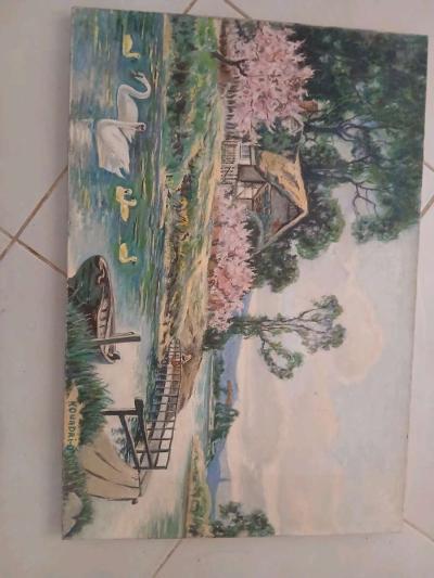 tableau avec vrai peinture de les bozar - Thumbnail 2