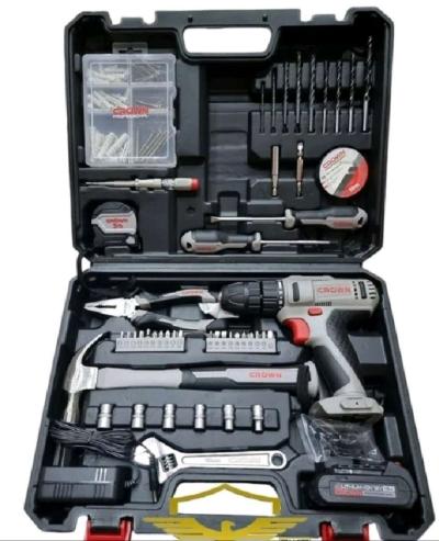Visseuse accesoires 12v crown  126pcs