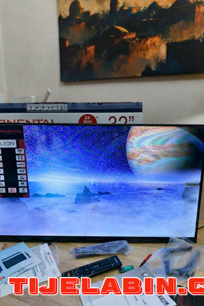 Télévision 32P Simple +Démo Intégrer+support Marque Continental