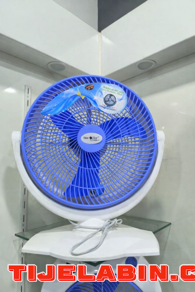 Ventilateur 2en1 de sol & mural marque cobra couleur bleu